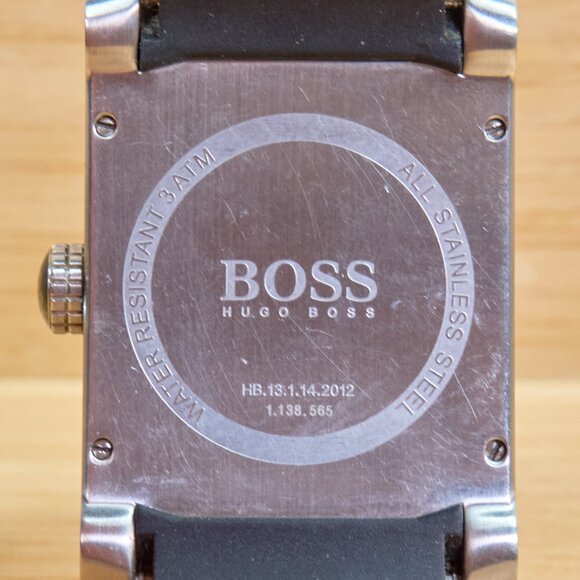 Boss Hugo Boss Watch, Black Rubber Strap - Picture 4 of 9